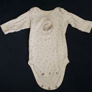 Heart owl onesie